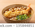 Large shrimp tempura udon 135844851