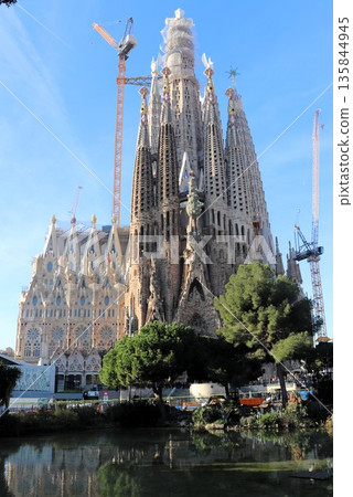 World Heritage Site: Sagrada Familia, nearing completion, Barcelona, Spain World Heritage Site: Sagrada Familia, nearing completion, Barcelona, Spain 135844945