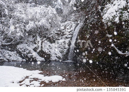 橫屋峽（冬季）：白瀧瀑布 135845391
