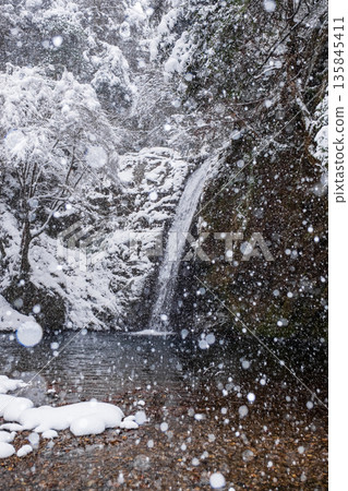 橫屋峽(冬季):白瀧瀑布 橫屋峽(冬季):白瀧瀑布 135845411