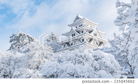 Gujo Hachiman Castle (Winter) Gujo Hachiman Castle (Winter) 135845602