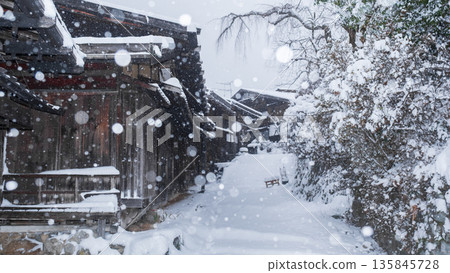Tsumago-juku (winter) Tsumago-juku (winter) 135845728
