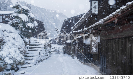 妻籠宿（冬季） 135845740