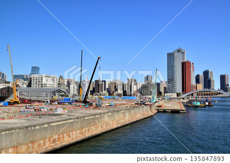 Tokyo Tsukiji Market Site Redevelopment Tsukiji District Urban Development 135847893
