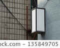 Street sign mock-up ad photo 135849705