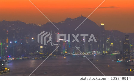 Jan 18 2026 Twilight light reveals Central skyline from Tai Sheung Tok 135849914