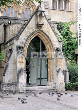 Old cathedral entrance Old cathedral entrance 135850286