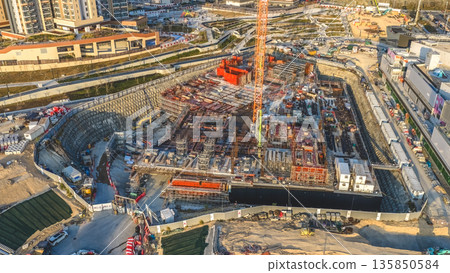 Jan 18 2026 Daylight Illuminates Expanding Construction Across Anderson Development Site 135850584