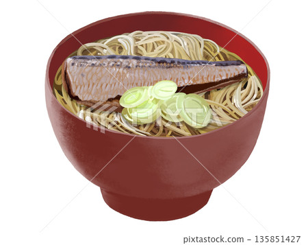 Herring soba (red bowl) Herring soba (red bowl) 135851427
