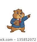 Marmot in a suit 135852072