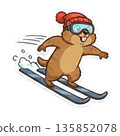 Skiing Marmot 135852078