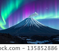 Fuji and the Aurora 135852886