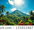 Mountain of the tropical country 135852887
