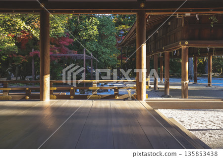 Nov 23 2025 Historic Tsuchinoya Building at Kamigamo Shrine Kyoto 135853438