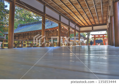 Nov 23 2025 Historic Kamigamo Shrine in Kyoto Japan Landscape 135853444