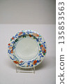 9696　Colored floral arabesque plate 135853563