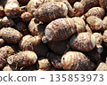 Harvested taro 135853973