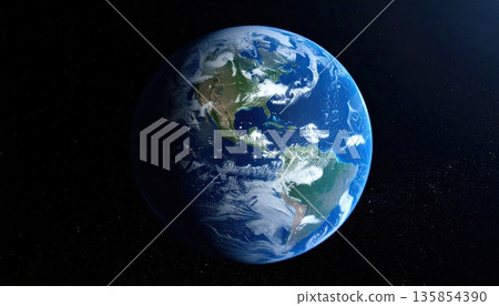 [AI影像]從太空看地球 135854390