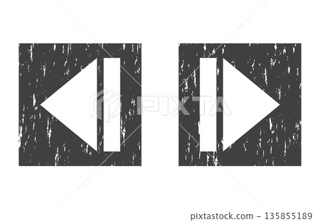 Black stamp style elevator button arrow Black stamp style elevator button arrow 135855189