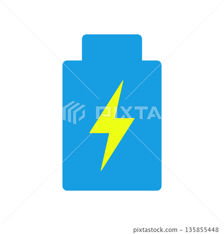 電池圖標充電 135855448