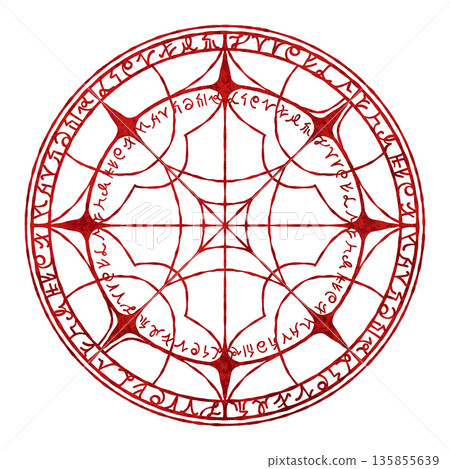 魔法陣(紅色) 魔法陣(紅色) 135855639