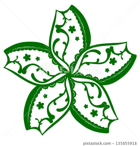 Green cherry blossom lace Green cherry blossom lace 135855918