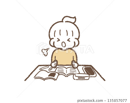 小學生打噴嚏 135857077