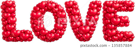 可愛的氣球插畫 愛 135857884