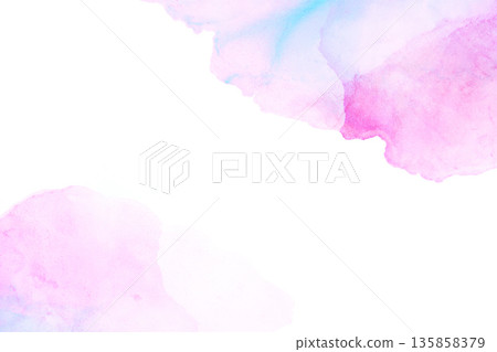 水彩風格畫框 135858379