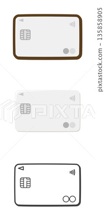 Numberless credit card 135858905