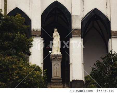 Scenery with a church Scenery with a church 135859550