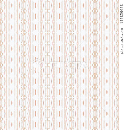 Abstract watercolor geometrical background, retro style seamless pattern in beige tones 135859628