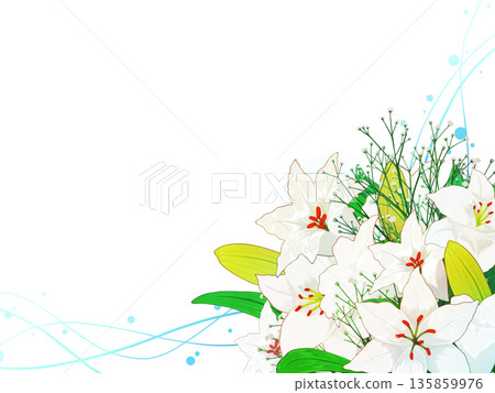 節慶白色花束相框 2/3 節慶白色花束相框 2/3 135859976