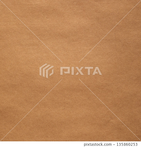Square brown kraft paper with grans and fiber specks Square brown kraft paper with grans and fiber specks 135860253