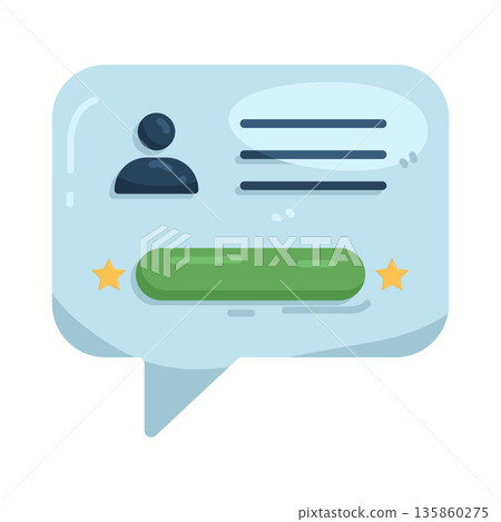 Illustration of User profile 135860275