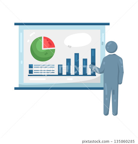 Illustration of Presentation 135860285