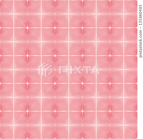 Abstract watercolor geometrical background, retro style seamless pattern in beige and pink tones Abstract watercolor geometrical background, retro style seamless pattern in beige and pink tones 135860485