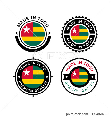 National flag of the Togolese Republic 135860768