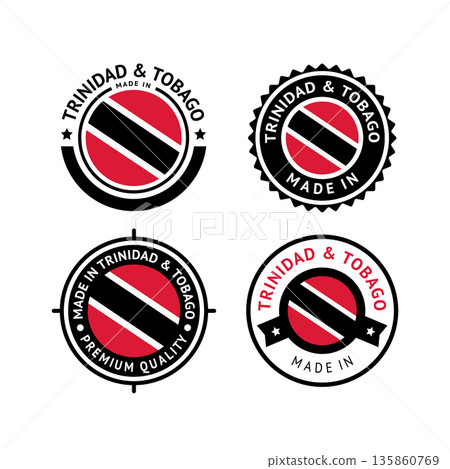National flag of the Trinidad and Tobago National flag of the Trinidad and Tobago 135860769