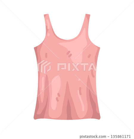 Illustration of tank top 135861171