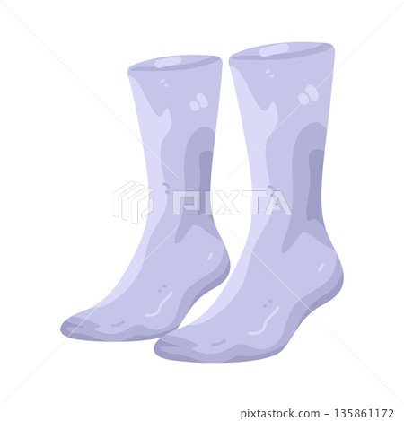 Illustration of socks 135861172