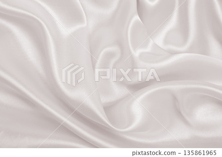 Smooth elegant golden silk or satin luxury cloth texture as wedding background. Luxurious background design. In Sepia toned. Retro style 135861965
