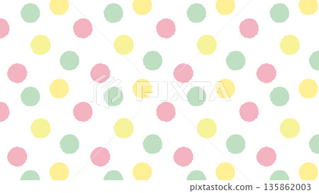 Hinamatsuri Hinaarare image polka dot seamless pattern 2 Hinamatsuri Hinaarare image polka dot seamless pattern 2 135862003