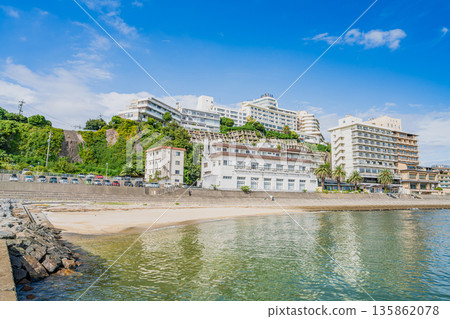 Scenery around Nishiura Beach in Gamagori City (Aichi Prefecture) 135862078