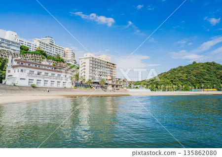 愛知縣蒲郡市西浦海灘週邊的景色 135862080