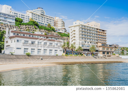 愛知縣蒲郡市西浦海灘週邊的景色 愛知縣蒲郡市西浦海灘週邊的景色 135862081