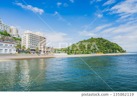 Scenery around Nishiura Beach in Gamagori City (Aichi Prefecture) Scenery around Nishiura Beach in Gamagori City (Aichi Prefecture) 135862119