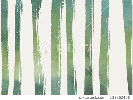 Green Watercolor Brush Stripe Pattern vector Green Watercolor Brush Stripe Pattern vector 135862498