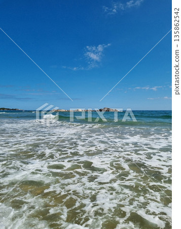 This is Sampo Beach in Gangwon-do, South Korea. This is Sampo Beach in Gangwon-do, South Korea. 135862542