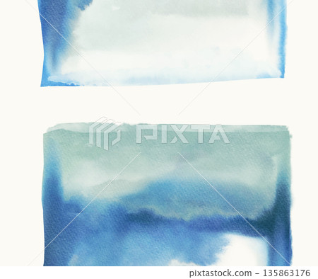 Soft blue watercolor abstract vector texture Soft blue watercolor abstract vector texture 135863176